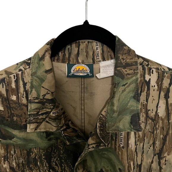 Cabela's Realtree Uninsulated Vintage Hunting Camo Zip Up Coveralls Men’s Size L - Picture 4 of 8